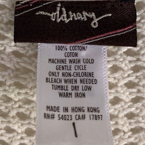 Old Navy Knitted V-Neck Cover Up, Size: 1, & Color: Cream - Picture 7 of 12